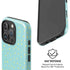 Teal and Yellow Polka Dots iPhone 16 Pro Max Magsafe Impact Case